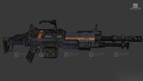 赫洛克轻机枪-Lmg hemlok 3D model-19