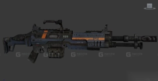赫洛克轻机枪-Lmg hemlok 3D model-19