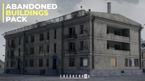 【UE】模块化废弃建筑（模块化建筑，建筑内部）  Modular Abandoned Buildings ( Modular Building, Building interior)