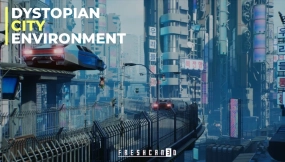 【UE】反乌托邦城市环境（赛博朋克，赛博朋克城市，赛博朋克建筑）  Dystopian City Environment (Cyberpunk, Cyberpunk City, Cyberpunk Buildings)