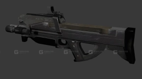 安德拉FD-99冲锋枪-1 - Andra FD-99 Submachine Gun 3D model-1