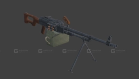 PKM通用机枪-PKM 3D model-37