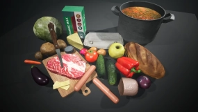 【UE】食品道具包  Food Props Pack