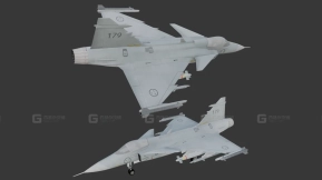 萨博JAS39战斗机  Fighter Jet Saab Jas39