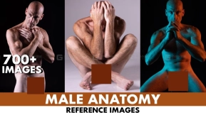 540张男性pose参考图片