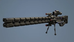 【UE】科幻狙击步枪 Sniper Volt Shock Rifle