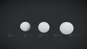 HSG 足球 PBR游戏就绪 HSG - Soccer Ball - PBR Game Ready