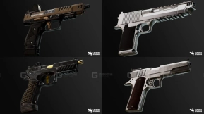 【UE】(5) FPS 4K 定制现代手枪 - 第4卷（现代手枪战术手枪）  (5) FPS 4K Custom Modern Handguns - VOL.4 ( Modern Handguns Tactical Pistols )