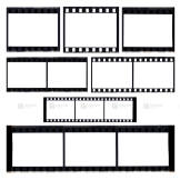 Sickboat – 照片胶片边框PNG胶片边框+纹理（10K） - Sickboat – Photo Film Frames PNG Film Borders + Texture (10K)