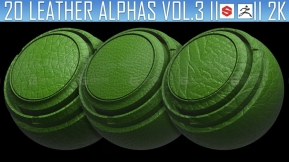 20张皮革Alphas贴图