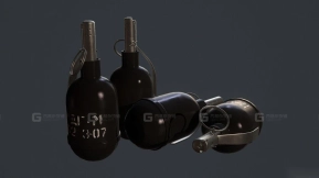 烟雾弹 - РДГ-М 3D model-26