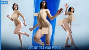 620张女性人物绘画参考图片