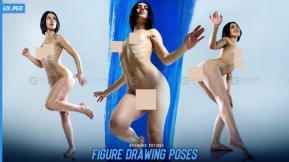 620张女性人物绘画参考图片