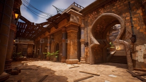 【UE】模块化沙漠小镇  Modular Desert Town - Desert City - Desert Village