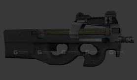 P90冲锋枪 3D model-31