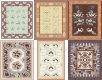 敦煌藻井地毯天花板图案古典传统莫高窟石窟壁画纹样纹理矢量素材