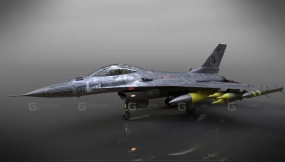 Plasticity猎鹰战斗机建模教程  F16 Falcon Fighter Mastering Plasticity 3D