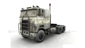 平头卡车 - Flatnose truck 3D model-13