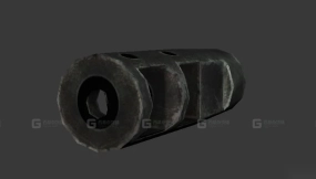 枪口制退器 3D模型-75 Muzzle Brake 3D model-75