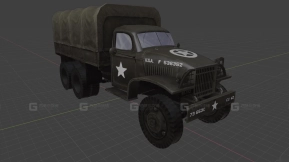 GMC卡车 - GMC truck 3D model-125