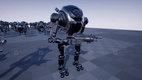 【UE】科幻 高级战斗机器人  SCI FI  ADVANCED COMBAT DROID
