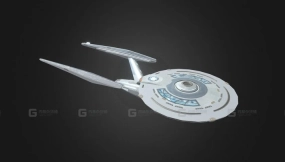 星际迷航星际舰队32世纪风格星舰 Star Trek Starfleet 32nd century style starship