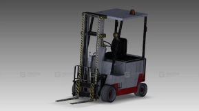 叉车 - forklift 3D model-192