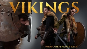 艺术家维京人照片参考包 460张JPEG图片 Vikings Photo Reference Pack for Artists 460 JPEGs
