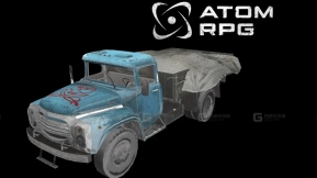 商队卡车（吉尔-130） - Грузовик Караванщика (Zil-130) 3D model-99