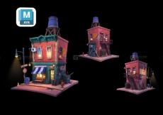 【MAYA 粉色小房子】一节课新手也可以学会的建模案例教程；建模到上色的干货分享！！