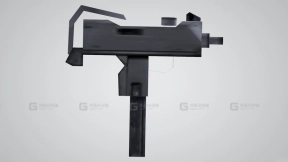 MAC-10冲锋枪-GTA  VC, LCS (MAC-10) 3D model-5