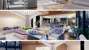 场景-概念客厅内部 - Scene- Living Room Interior (Concept)
