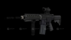 M14增强型战斗步枪-M14EBR 3D model