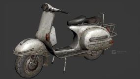 脏滑板车 - Dirty scooter 3D model-90