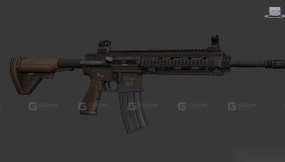 HK416突击步枪-HK416 3D model