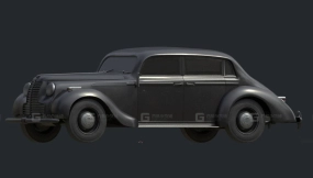 1937欧宝海军上将 - 1937 Opel Admiral 3D model-83