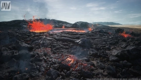 【UE】MW 熔岩沙漠景观  MW Lava Desert Landscape