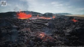 【UE】MW 熔岩沙漠景观  MW Lava Desert Landscape