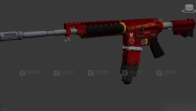M4圣诞版-M4 Xmas 3D model