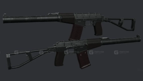AS‘巨浪’微声自动步枪-АС «Вал» (AS Val) 3D model