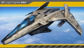 【UE】轻型战斗机配备飞行系统  Light Fighter Jet with Flight System