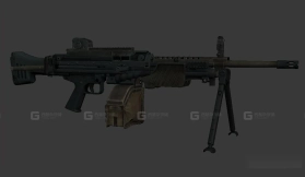 MG4机枪-MG4 3D model-2