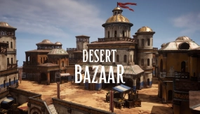 【UE】风格化沙漠集市（风格化沙漠集市建筑城市）  Stylized Desert Bazaar ( Stylized Stylised Desert Desert Bazaar Building City )