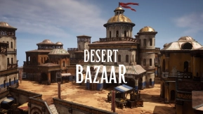 【UE】风格化沙漠集市（风格化沙漠集市建筑城市）  Stylized Desert Bazaar ( Stylized Stylised Desert Desert Bazaar Building City )
