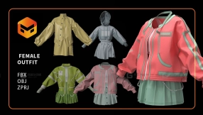 5+女士外套夹克衣服裙子 Female outfit