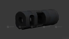 轻型枪口制退器 3D模型-74 Muzzle brake light 3D model-74