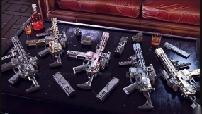 赛博朋克冲锋枪-Cyberpunk SMG Daz Studio 3D model-24