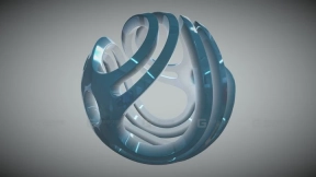 抽象扭曲球体 Abstract Twisted Ball