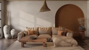 现代温馨客厅   Modern Cozy Living Room