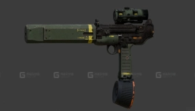 机关手枪-Maschinen Pistole 3D model-11